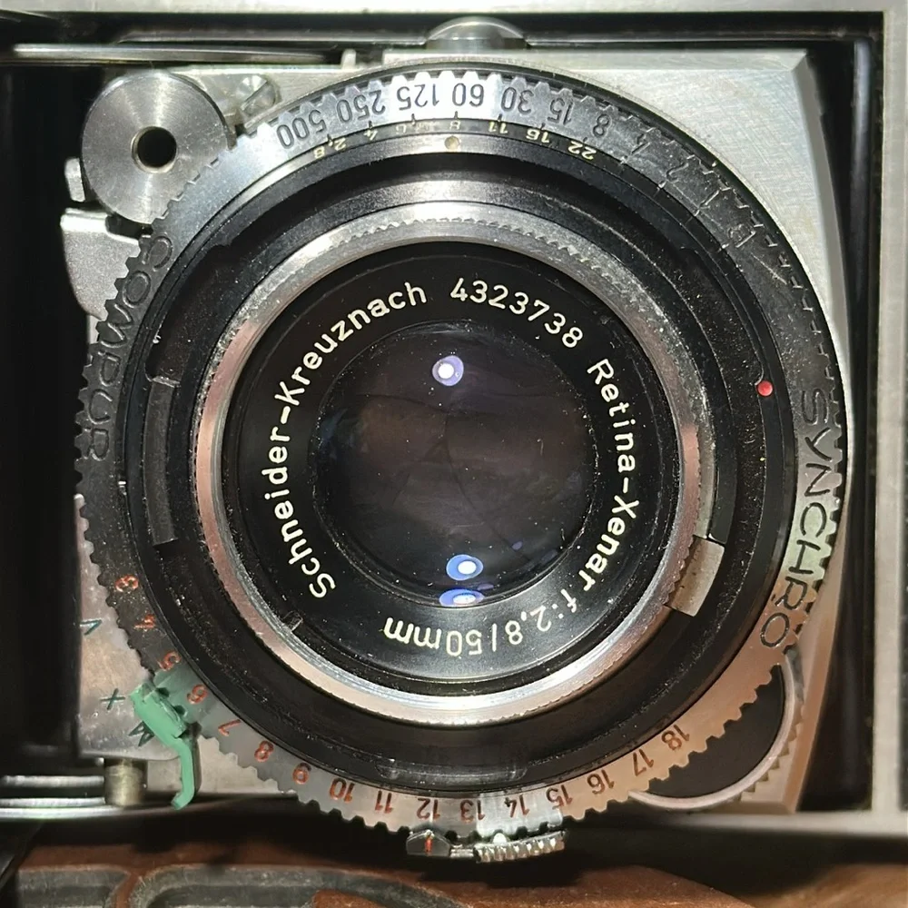 KODAK Retina 1b (small b) with case - Working
